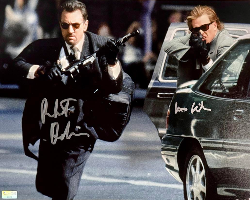 Robert DeNiro & Val Kilmer Signed 11x14 Heat - Beckett/Celebrity Authentics